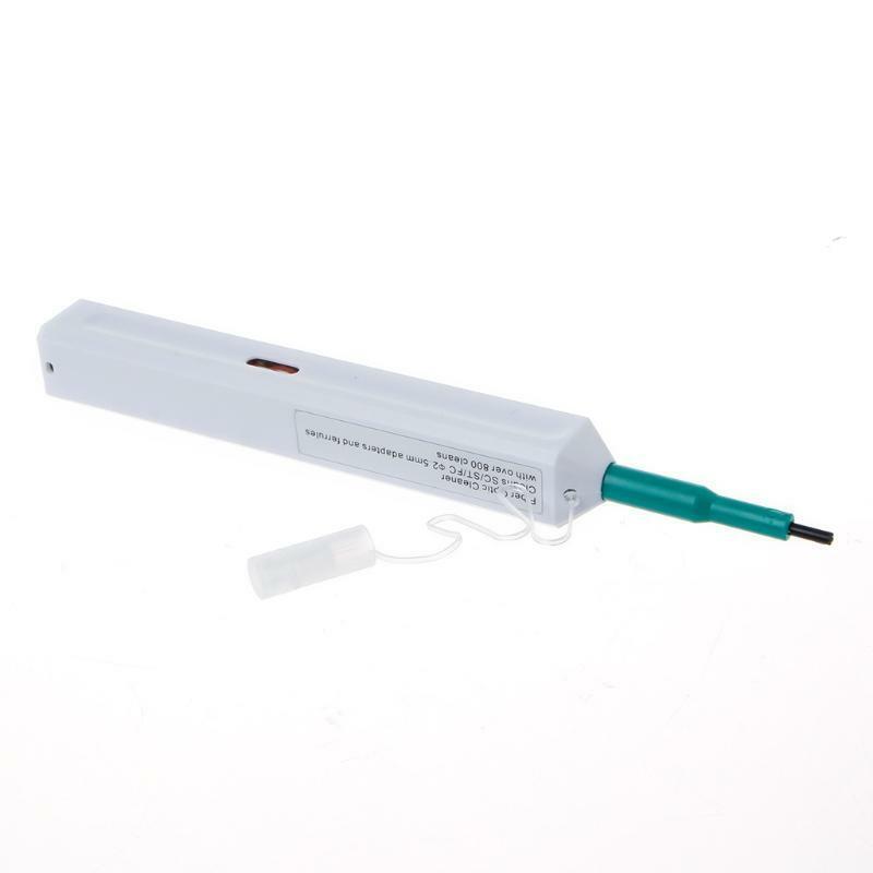 One-Click Fiber Optic Cleaner Pen 800 Times For SC ST FC 2.5mm Adapters Ferrules