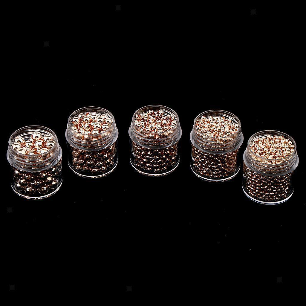 15Pcs Rondelle Loose  Jewelry DIY Making Round  Findings 3