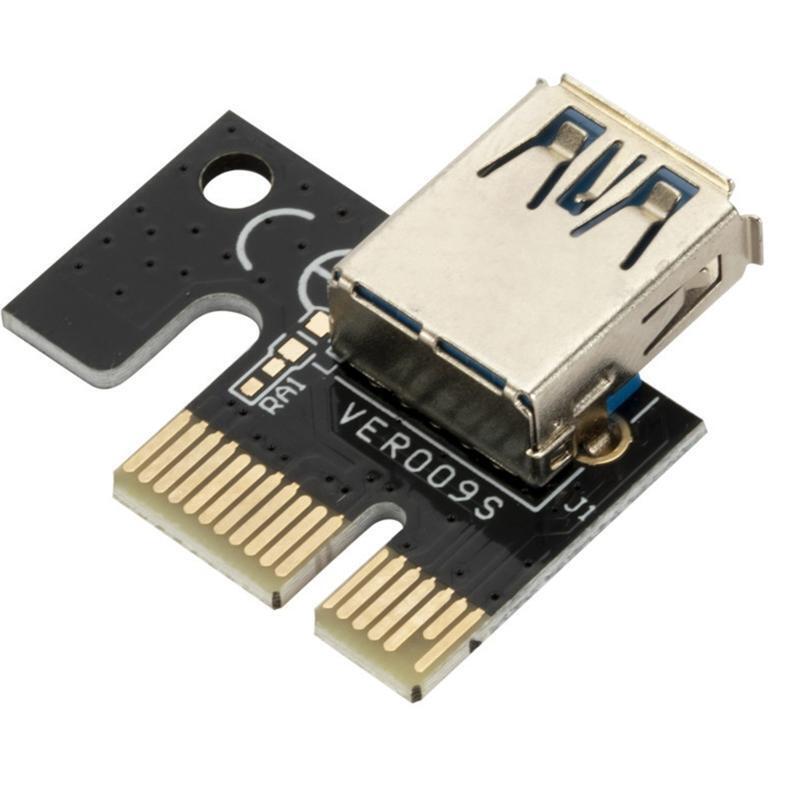 1 Set 1 to 6PCIEX1 to X16 Graphics Card Slot Adapter PCIE Riser Express Cable