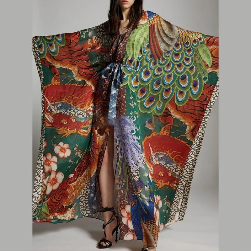 Exquisite Japan Robe Sunscreen Bikini Clothing Tie Up Cardigan for Pool Cruising