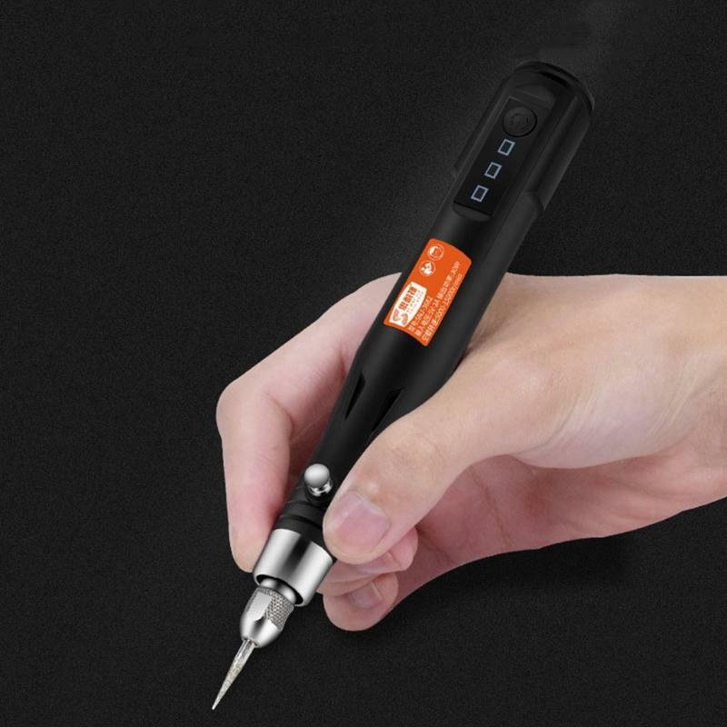 Portable Drill Rotary Tool Kit USB Charging Electric Engraving Pen for Polishing