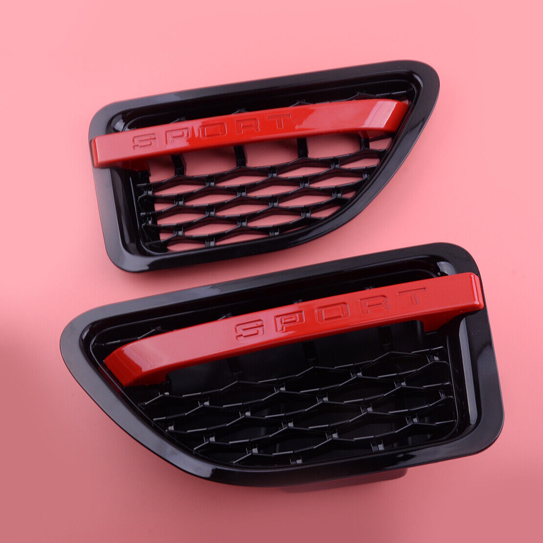 Black Side Air Vent Intake Fender Cover Trim Fit For Range Rover Sport 2005-2009