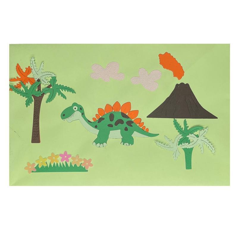 Jungle Dinosaur Cutting Dies Carbon Steel Embossing Die Cuts for DIY Card Making