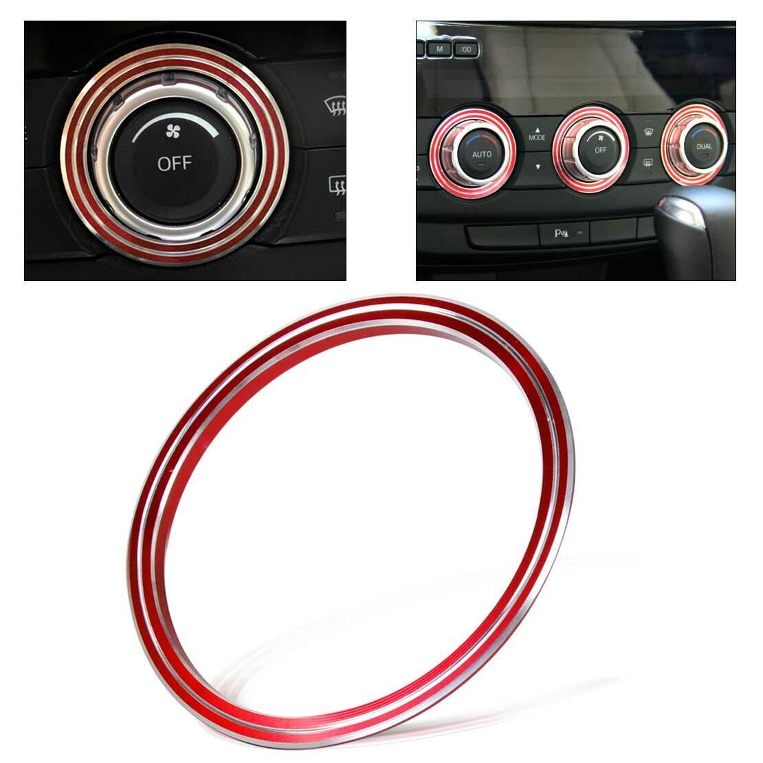 red Air-Conditioning cover decoration ring fit for Ford Escape Kuga Focus MK3 Li