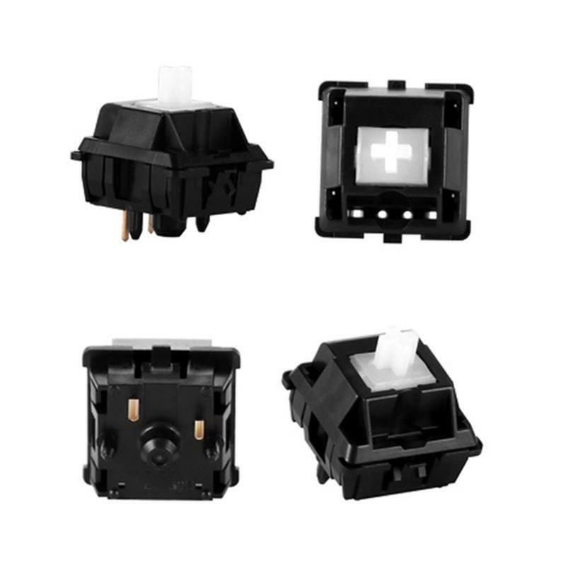 RGB Piano Switches SMD Fully POM Keyswitch for Mechanical Keyboard 5pin 63.5g