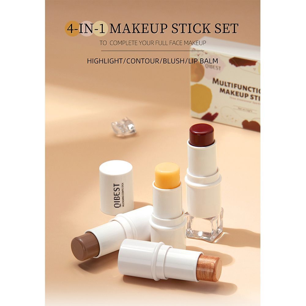 Stick Bronzer Contour Blush Stick Highlighter Makeup Sticks Set Face Concealer