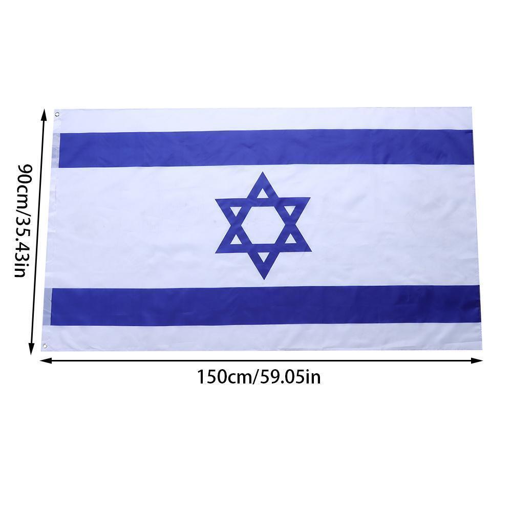 of David The United States Outdoors 90*150cm Israel Flag Sewn Stripes Banners