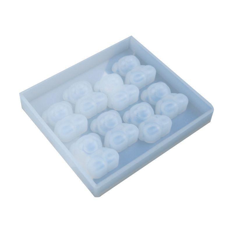 Silicone Little Bears Mold DIY Jewelry Making Pendant Aromatherapy Plaster Mould