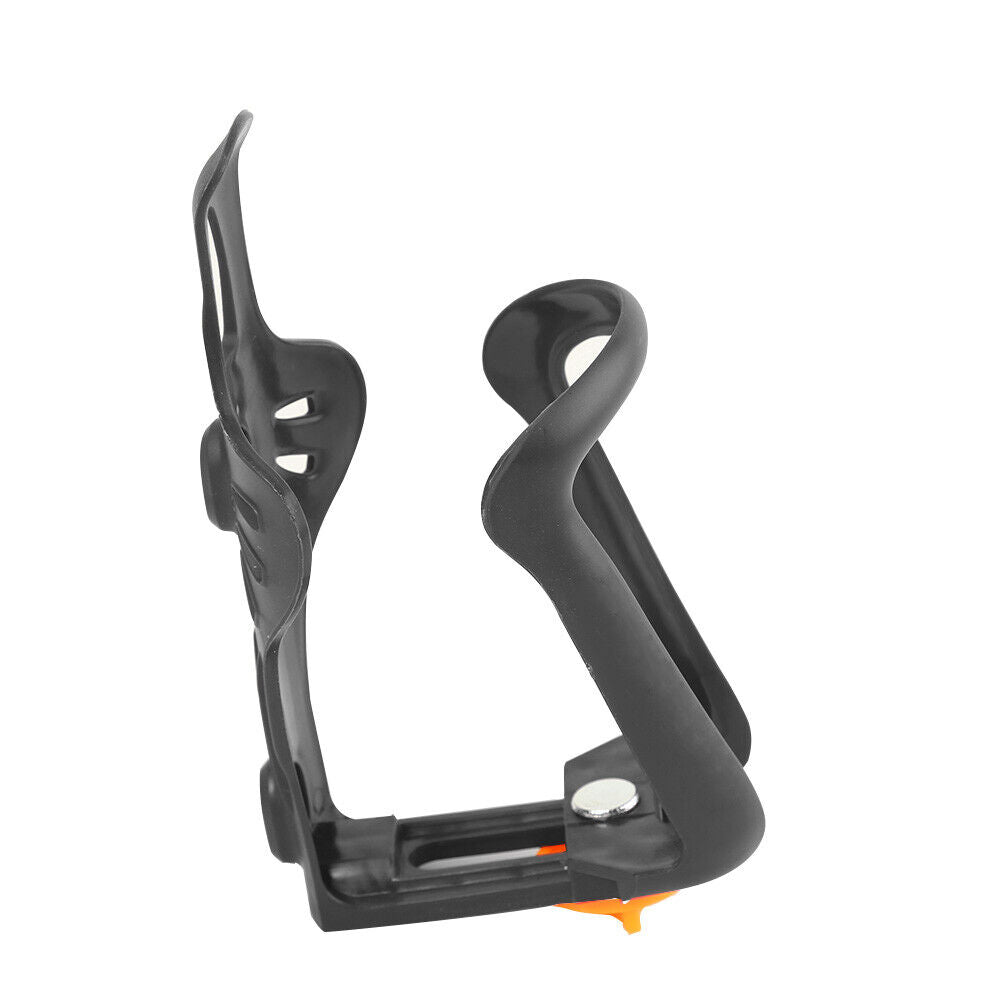 Bicycle Water Bottle Holder Adjustable Bike Kettle Support Bracket (Black)