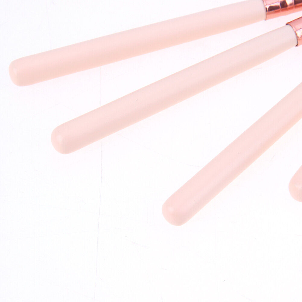 7pcs/set Wood Makeup Brush Foundation Contour Concealer Blush Pen Beige