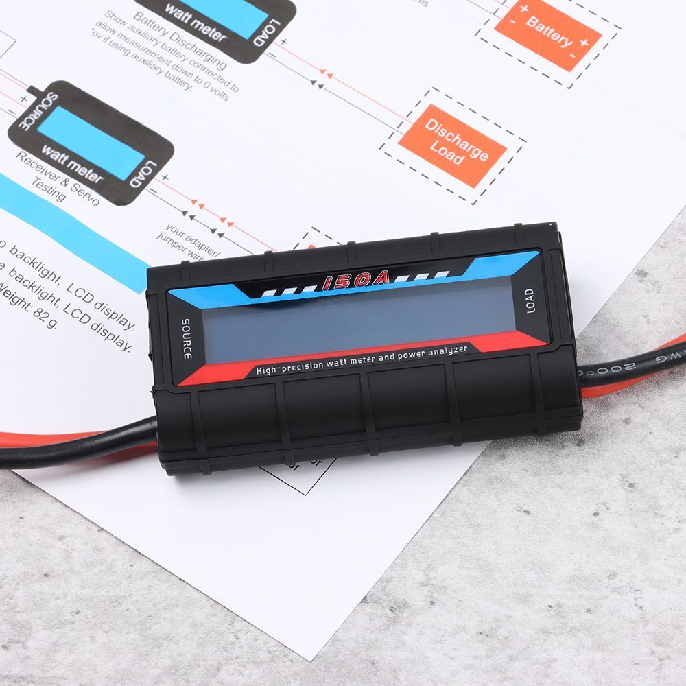 Digital LCD High Precision Current Power Analyzer Amp Watt Meter Tester 150A