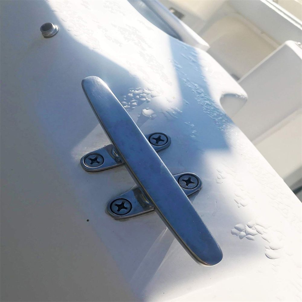 4 Inch Mooring Marine Cleat Tie Hardware Boat Yacht Bollard Dock Deck Line Rope