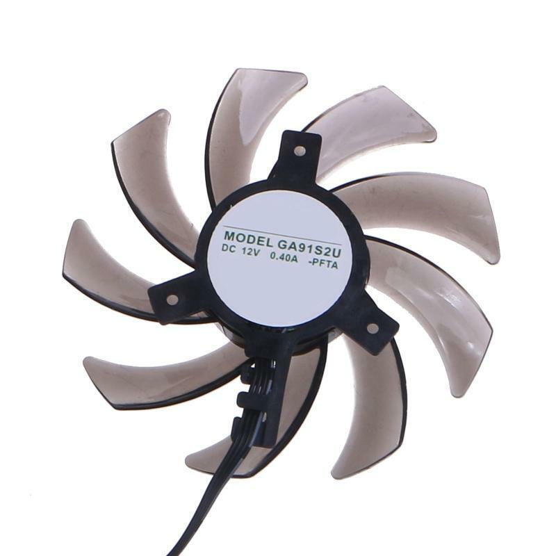 85MM GA91S2U 4Pin VGA Fan Graphics Card Cooling Fan for GTX 1660 1660Ti RTX2060