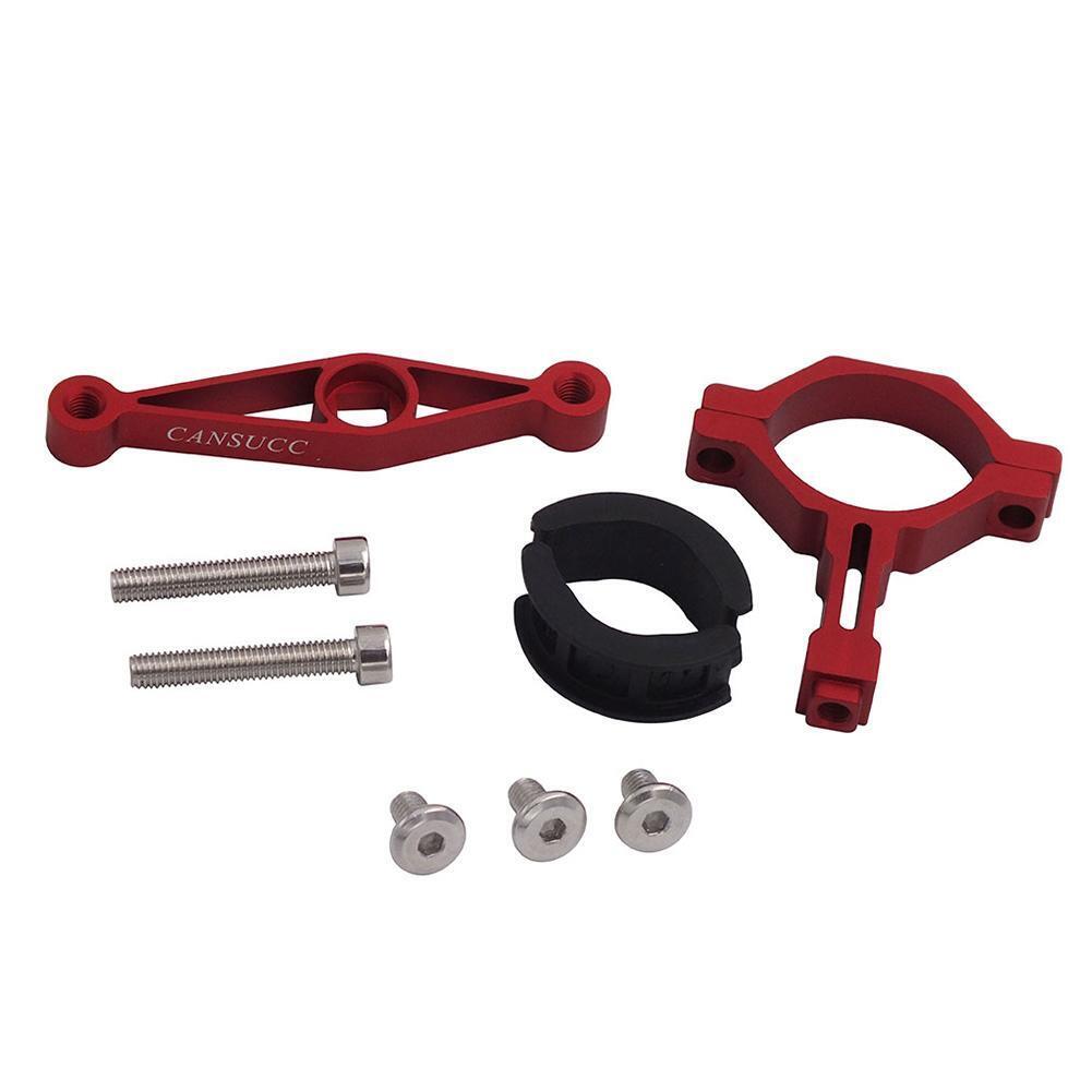 CANSUCC MTB Bike Water Bottle Cage Adapter Kettle Holder Clamp Rack (Red)