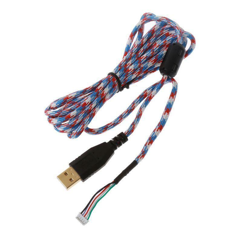 Umbrella Rope Mouse Cables Soft Durable Wire For logitech G500 G500S Mouse