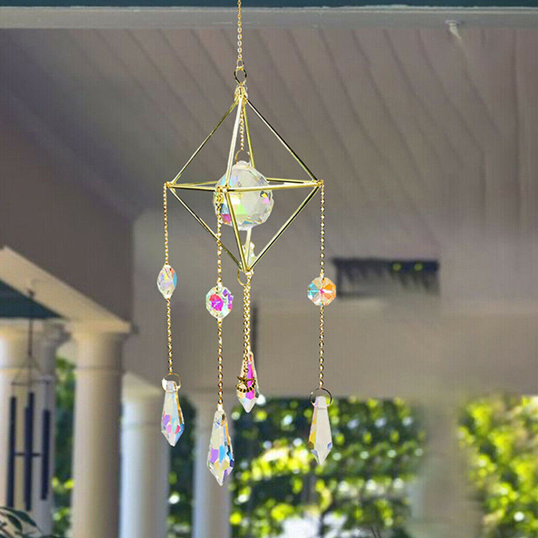 Crystal Hanging Pendant SunCatcher Prism Rainbow Maker Window Hanging DIY Decor