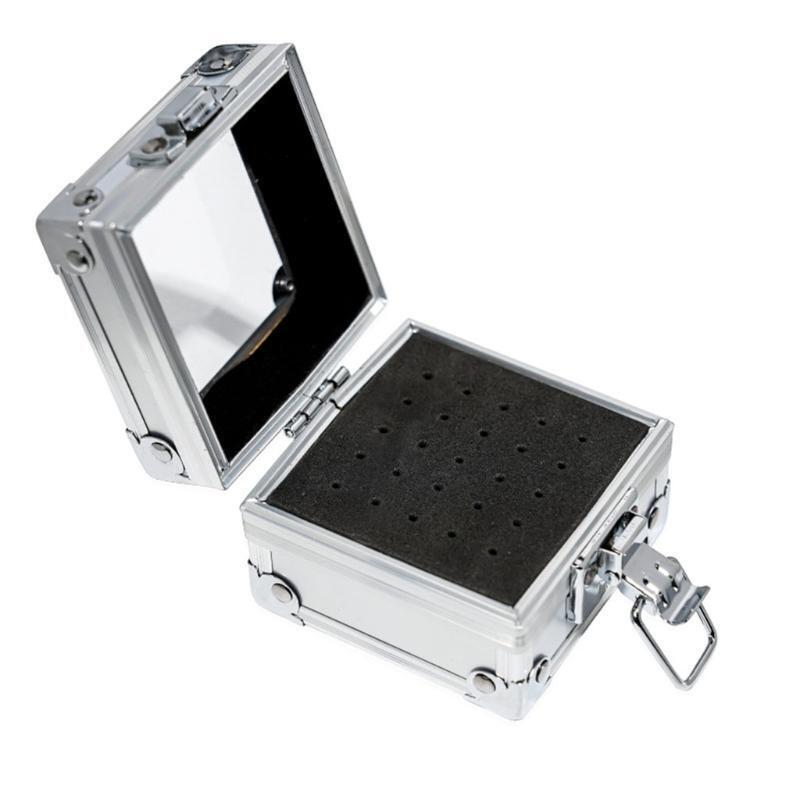 Nail Drill Bit Holder Stand Display Organizer Dust Proof Storage Container Box