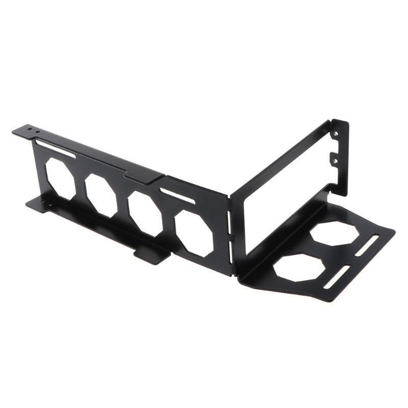 DIY Metal Graphics Card Bracket Riser Fixed Vertical ATX Case PCI-E 16x x16