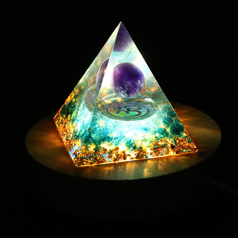 Round Wooden LED Lights Display Stand Holder Lamp Base Desktop Art Ornament