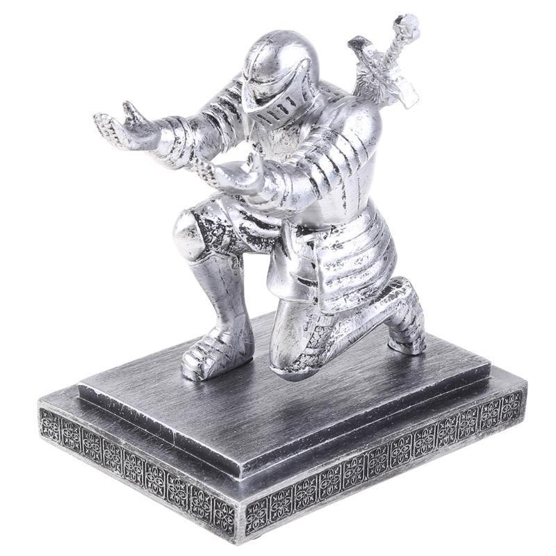 Excellent Knight-shaped Pen Holder Unique Knight-shaped Design Desk Decorations