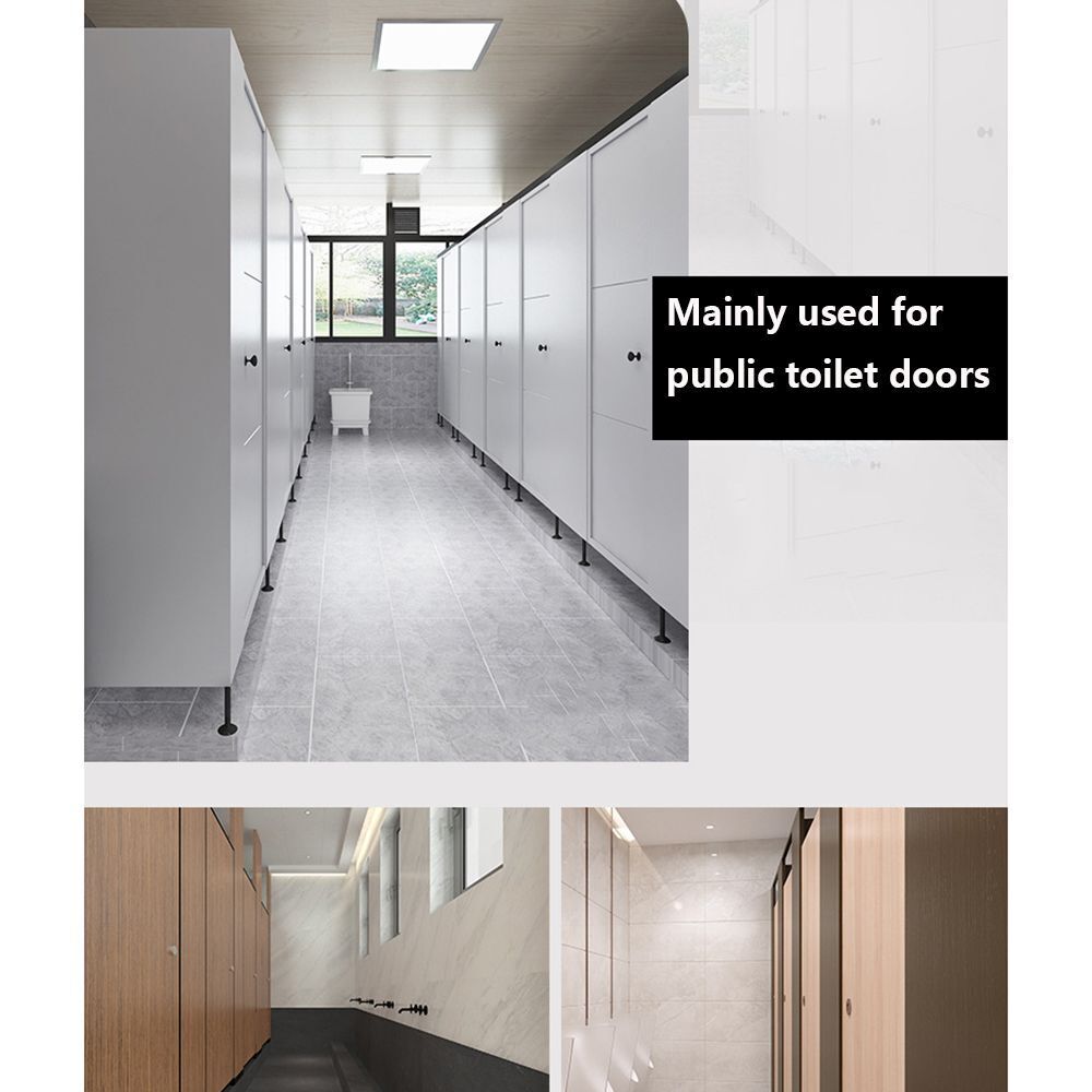 Lock Door Lock Toilet Convenient Lock Tool Partition Door Lock Stainless Steel