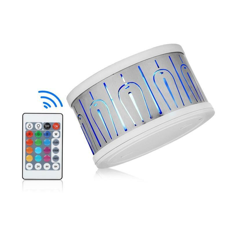 Creative Colorful Peacock LED Projection Lamp Remote Control Color Change Light