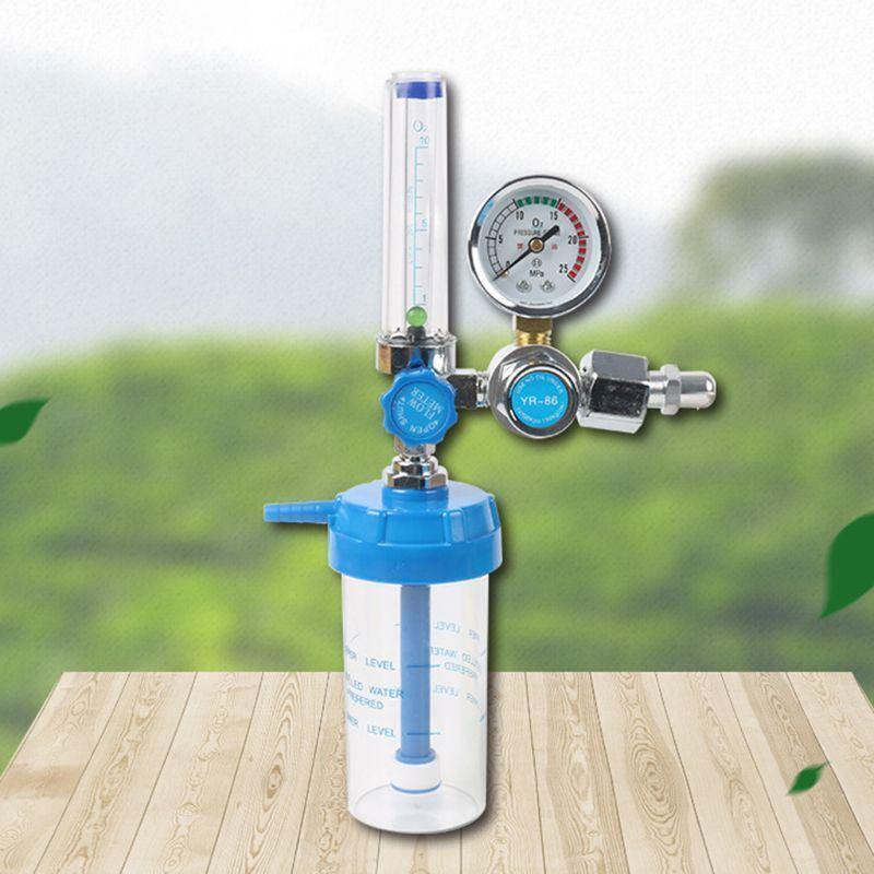 G5/8 Oxygen Flow Meter Absorber Suspension Type Pressure Gauge inhaler Regulator