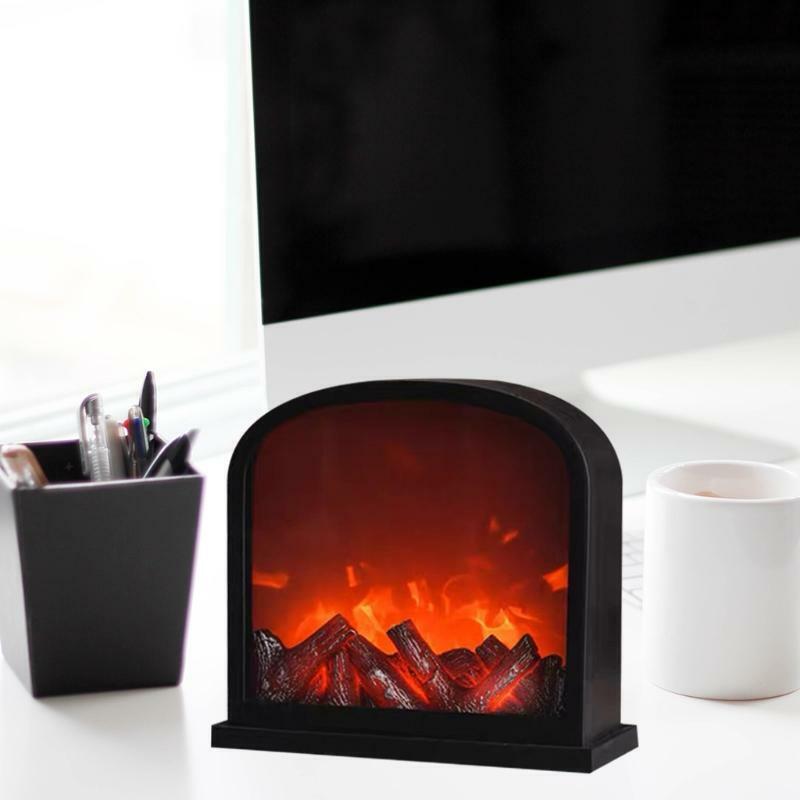 Black Flameless Portable LED Bedrooms Lanterns Battery Operated and USB Operated