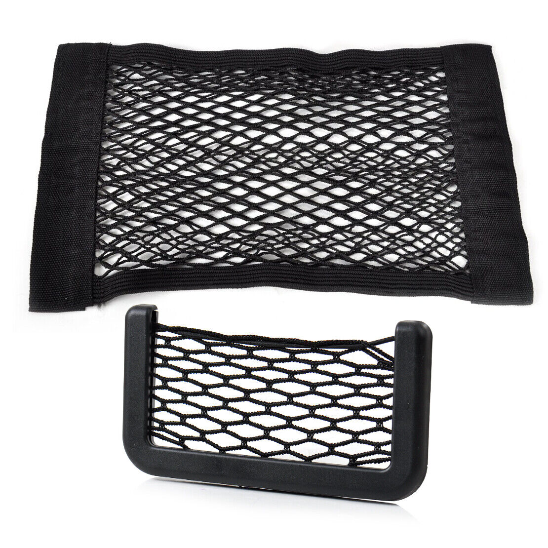 2X Universal Car Seat Rear Storage Pocket Phone Card Net Bag Organizer Holder Li