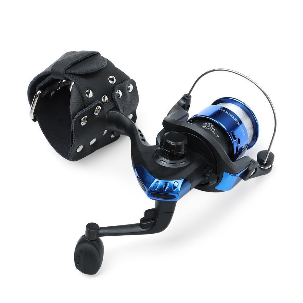 Strap Wrist Band Fish Catapult Fishing Reel Holder Slingshot Shooting