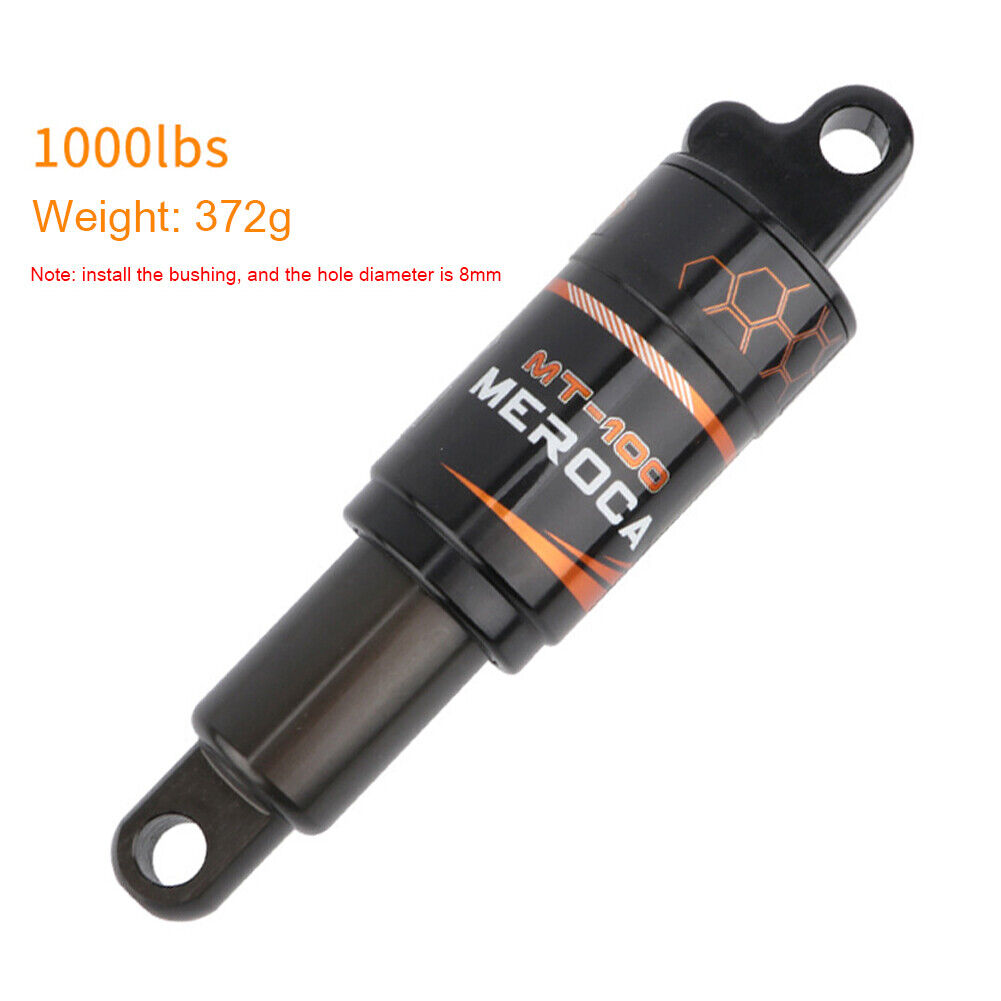 Bicycle Air Rear Shock MTB Downhill Bike Air Shock Absorber (190mm 1000lbs)