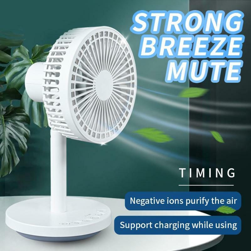 6 Speed Mini Desktop Fan Personal Portable Cooling Fan with 360 Rotation