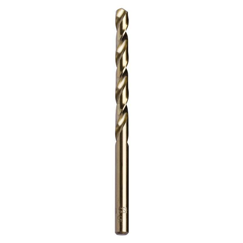 10Pcs 5mm M35 Round Shank HSS-Co Cobalt Twist Drill Spiral Drill Bit