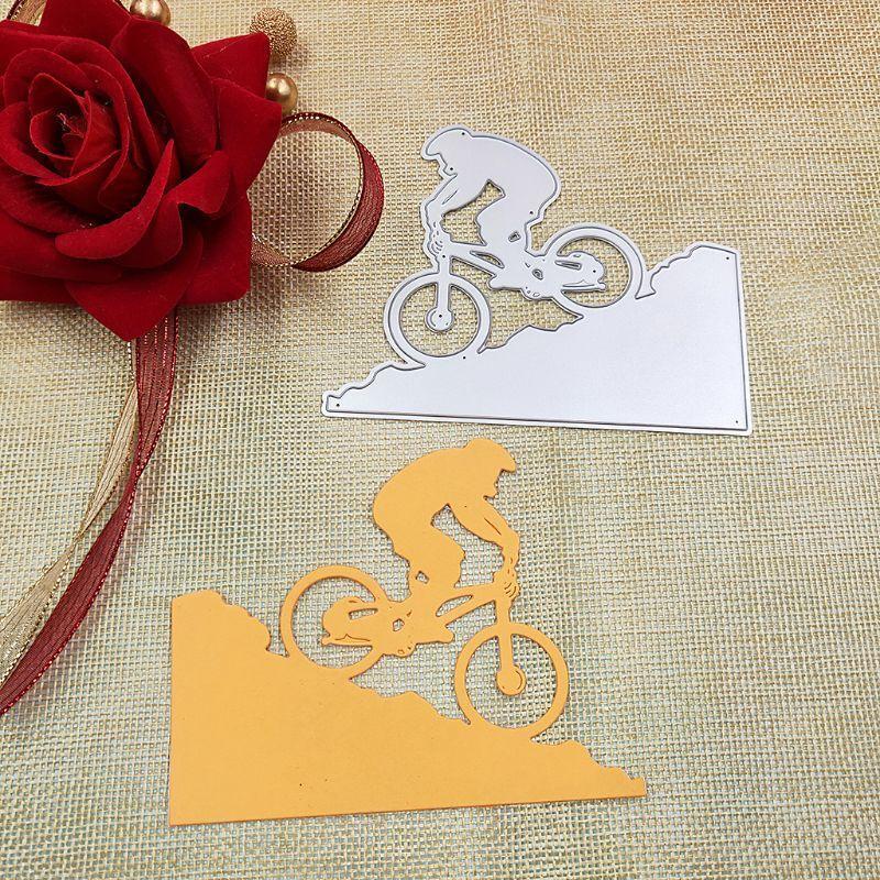 Extreme Bicycle Metal Cutting Dies Stencil DIY Scrapbooking Album Stamp Card