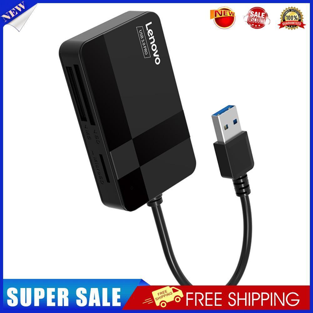 Lenovo D303 USB 3.0 Card Reader 4 in 1 TF CF MS Secure Digital Card Reader