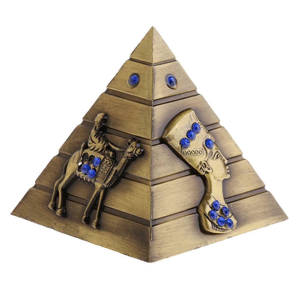 12pcs  Pyramids Statue Architectural Sculpture Collectible Ornaments
