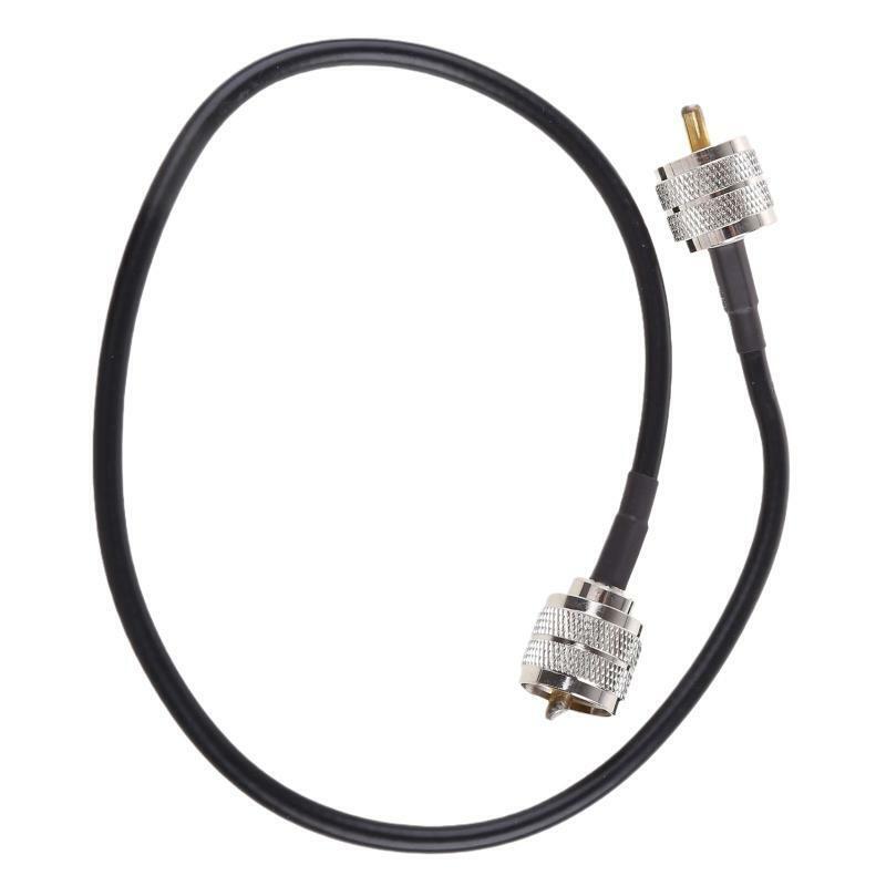 High-Power Digital Coax Cable UHF Male PL-259 to UHF Male Jumper Cable Easy Use
