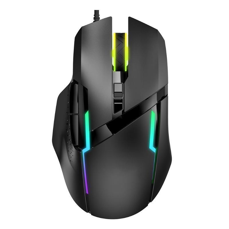RGB Wired Gaming Mouse Three Gears DPI Adjustable with Colorful Breathing Light