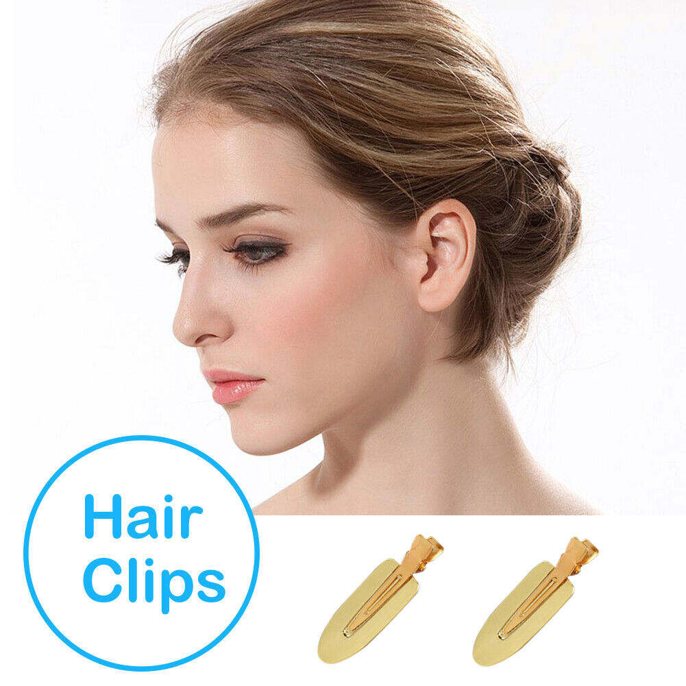 Durable Metal Material Leaf Shaped Seamless Hair Clips Fixed Bangs Tools
