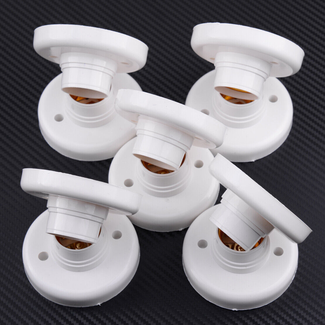 10x E27 Edison Screw Cap Socket Light Bulb Holder Fitting ES Lamp Fixing Base Li