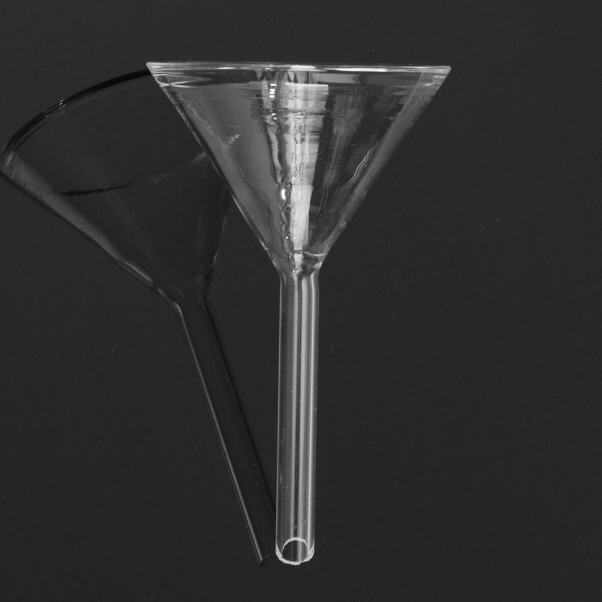 Dia 60mm Glass Powder Filter Triangle Funnel Chemistry Laboratory Lab Glassware