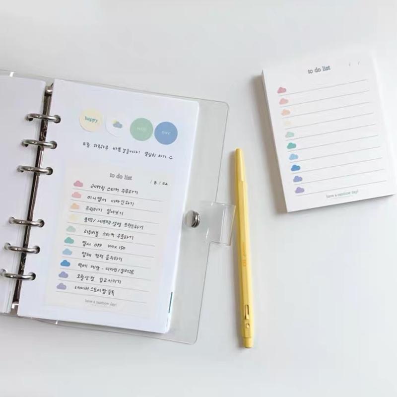 Pocket Daily Planner Daily To-do-list Pad Mini Writing Pad Note Papers 50 Sheets