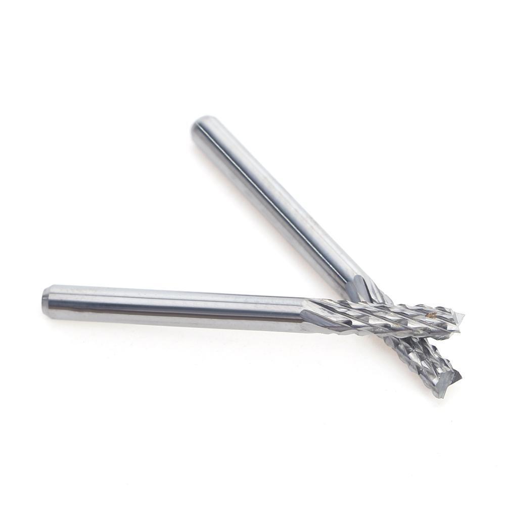 10Pcs/Box 1/8 Inch 0.8-3.17mm PCB Engraving Cutter Rotary CNC End Mill