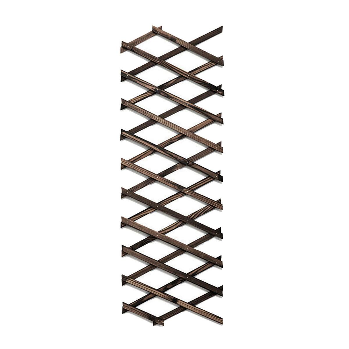 Extendable  Wooden Trellis Screening Fence Lawn Decor Flowers Growing