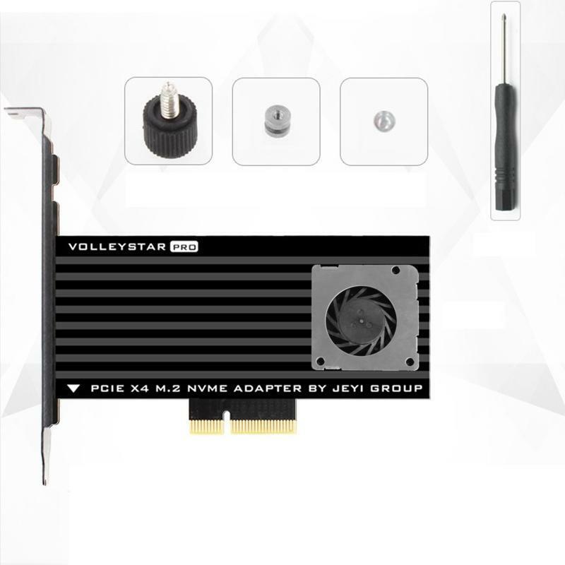 M.2 SSD Adapter Expansion Card Interface NVMe PCIE 3.0 Supports X4/X8/X16 Slots
