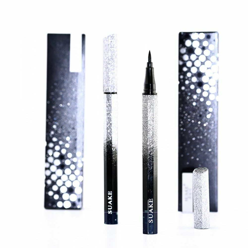 Black Smooth Cosmetic Waterproof Eye Liner Pen Long Lasting Liquid Eyeliner