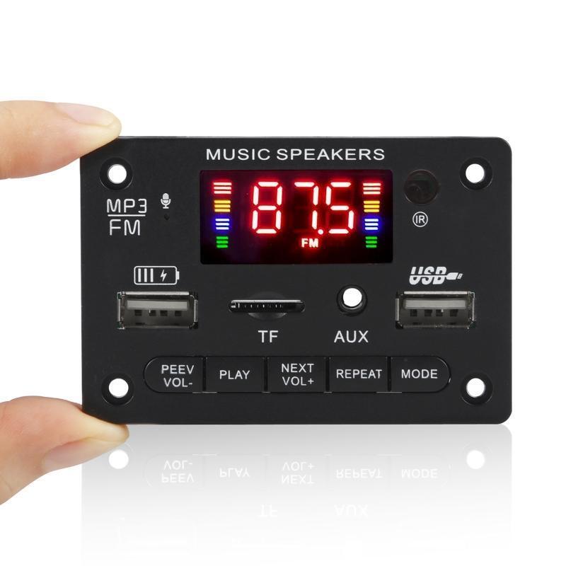 MP3 Bluetooth-Compatible WMA WAV Decoder Board 12V Wireless Audio Module