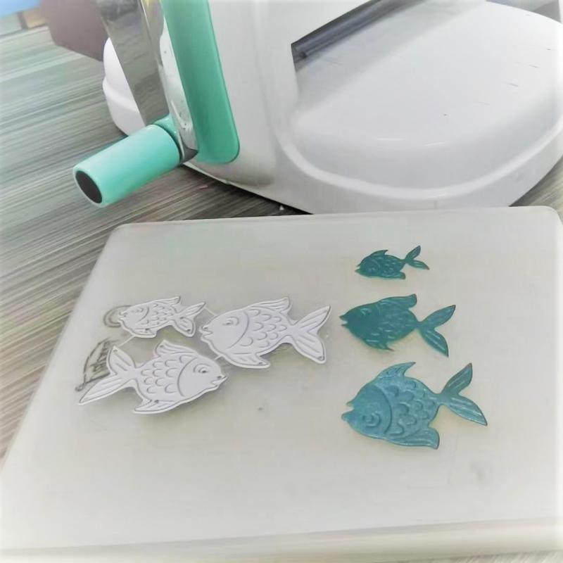 Fish Metal Cutting Dies Stencil DIY Scrapbooking Album Paper Card Template Mold