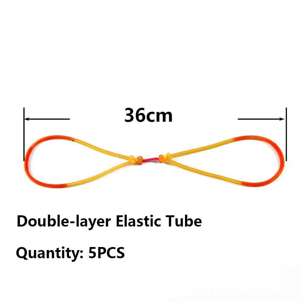 Latex String Internal Wear Double-layer Elastic Tube Rubber Band Fishing Kit