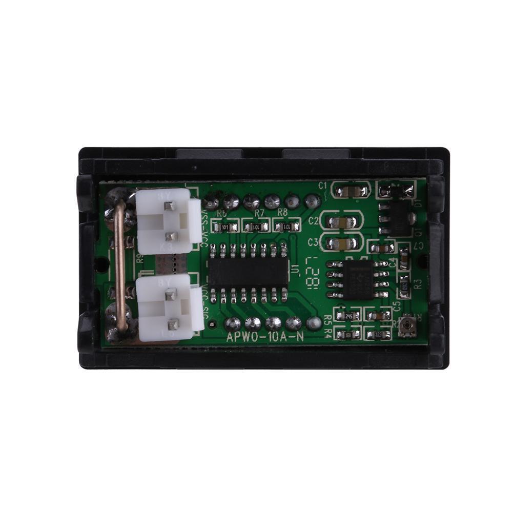 Mini 0.56in LED Digital Display DC 0-10A Ammeter Amp Panel Meter (Red)